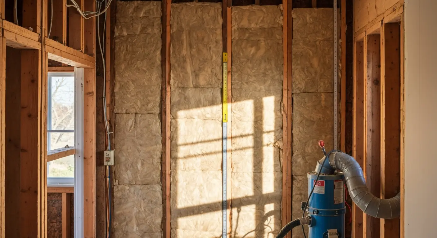 Wall cavity insulation installation