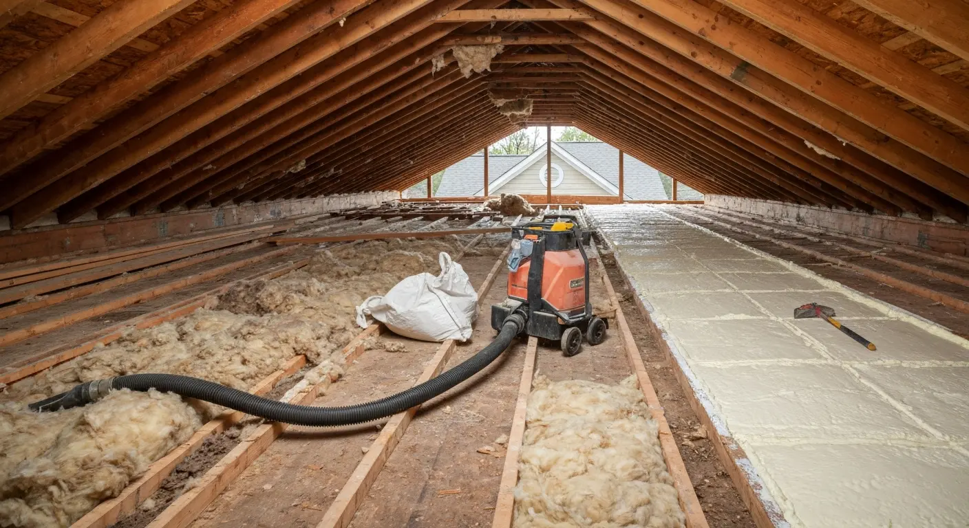 Insulation removal and replacement