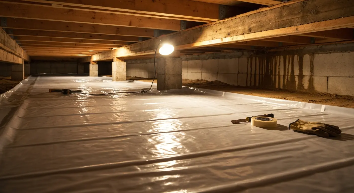 Vapor barrier installation