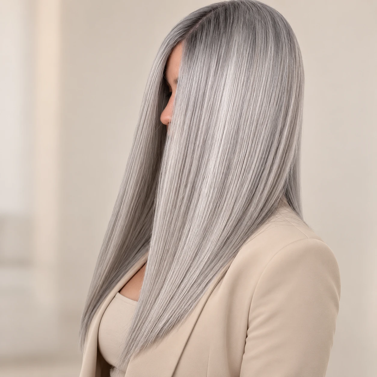 Imagen de referencia para White Hair Technique