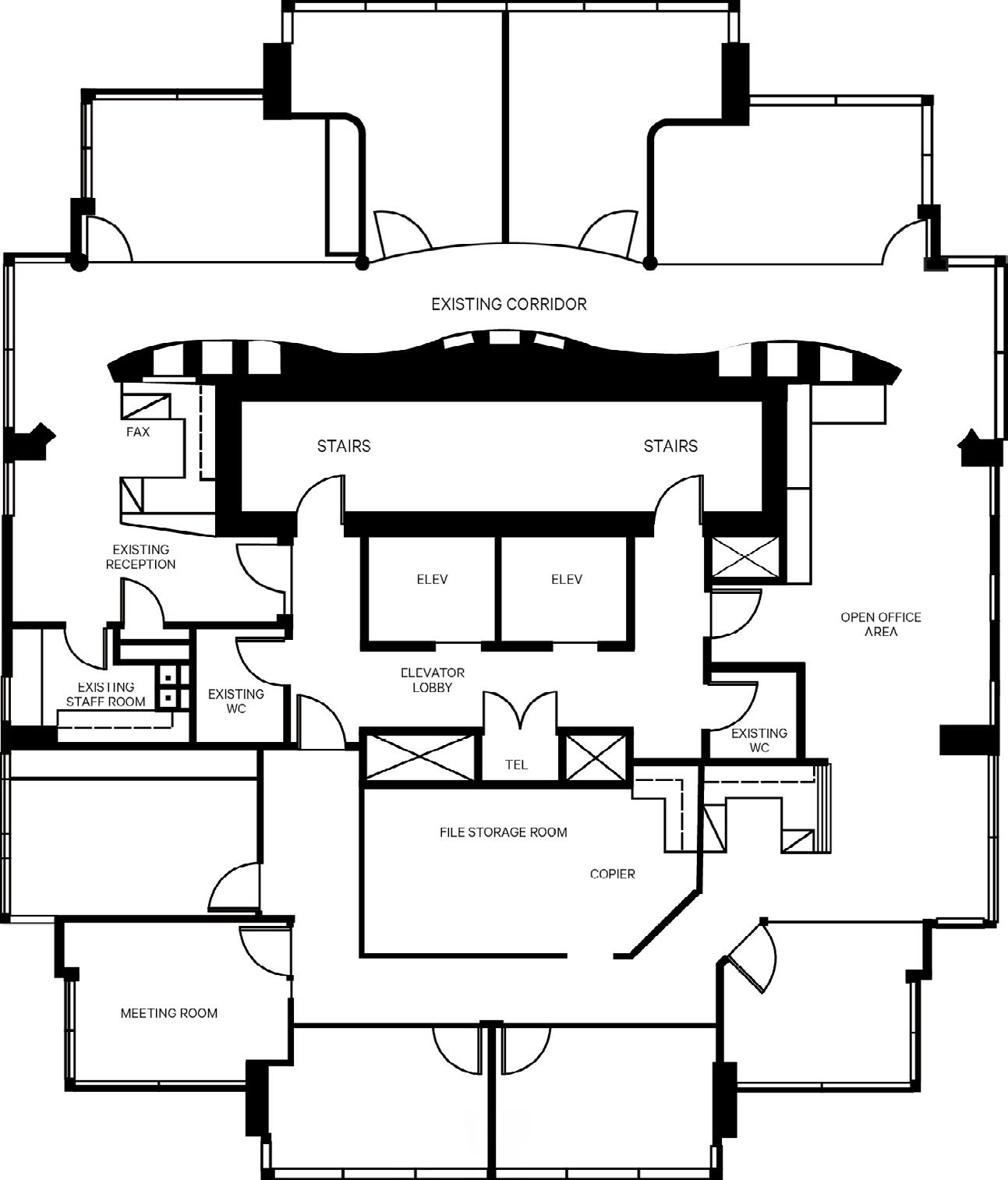 5th Floor Layout — 1055 West Broadway