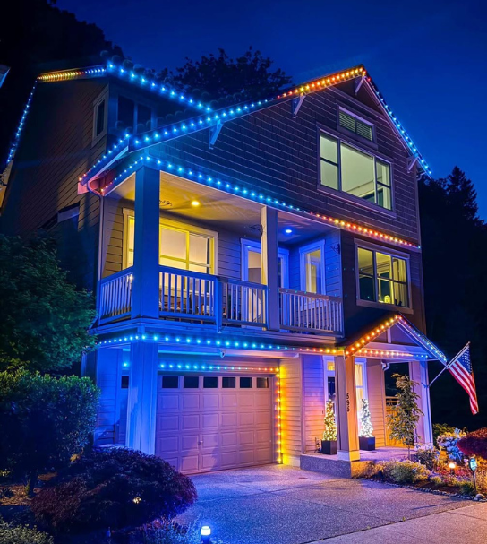 Ark Lights residential and commercial permanent LED lighting installs
