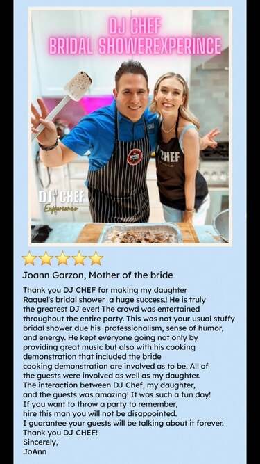 DJ CHEF — Bridal Shower Experience photo 10