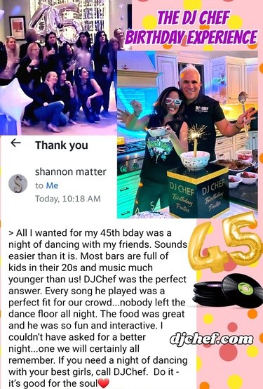 DJ CHEF — Adult Birthday Experience photo 13