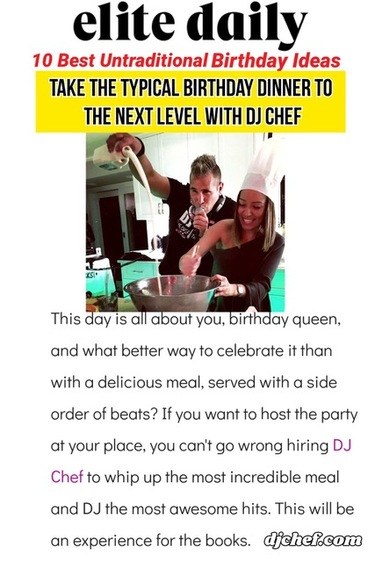 DJ CHEF — Adult Birthday Experience photo 14