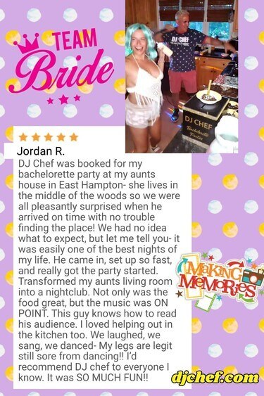 DJ CHEF — Bachelorette Experience photo 76