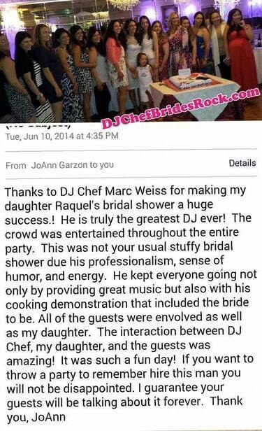 DJ CHEF — Bridal Shower Experience photo 16
