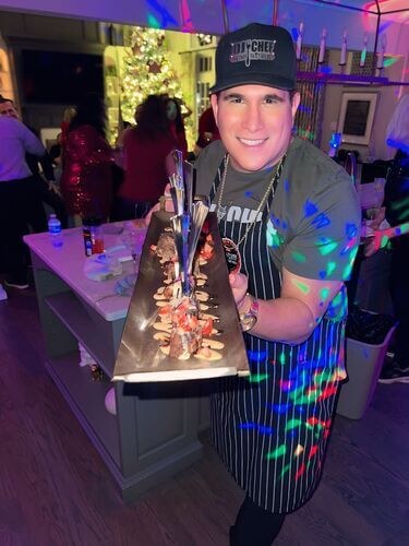 DJ CHEF and guests enjoying a birthday celebration
