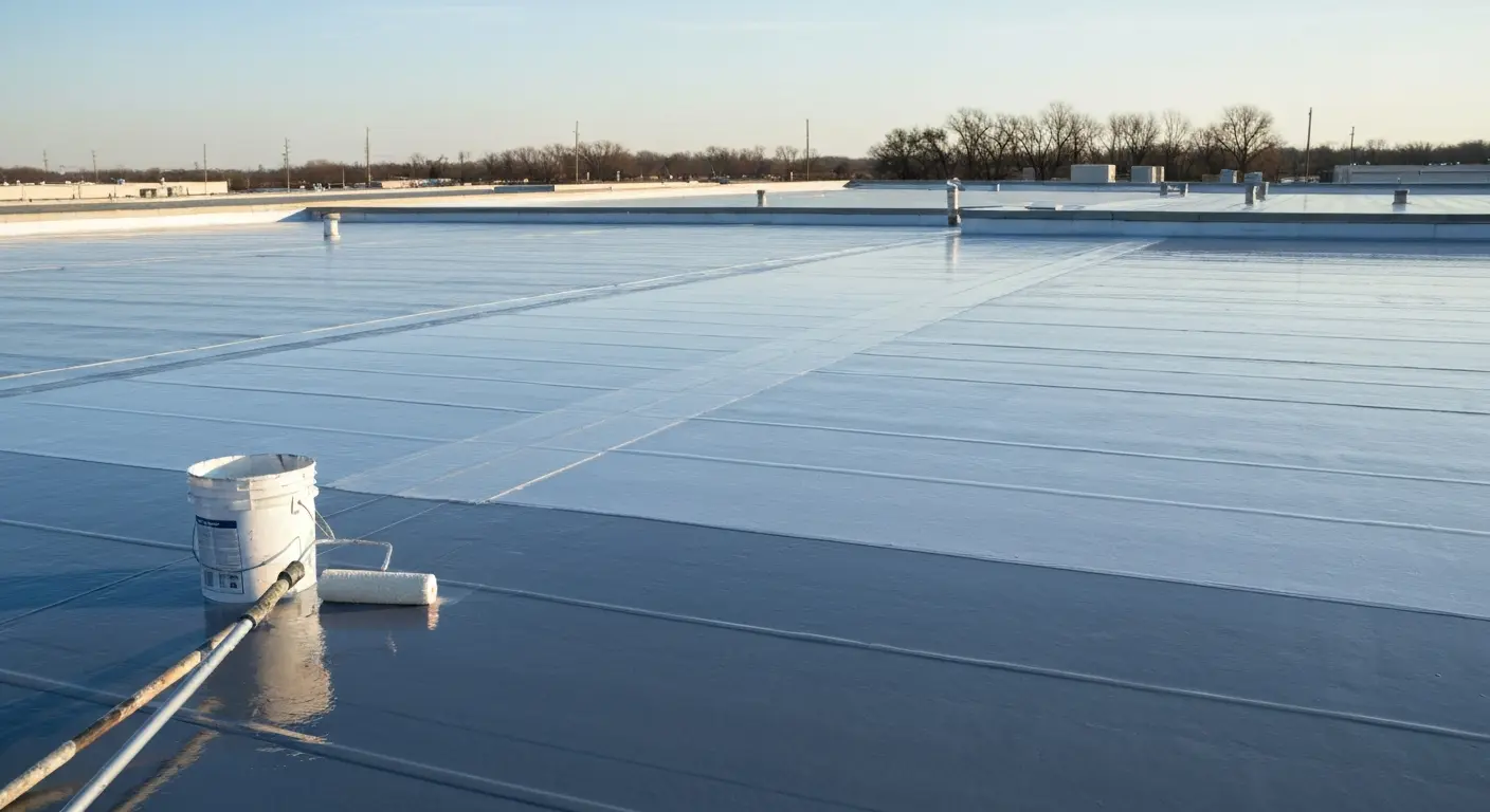 Silicone roof coating in Joplin