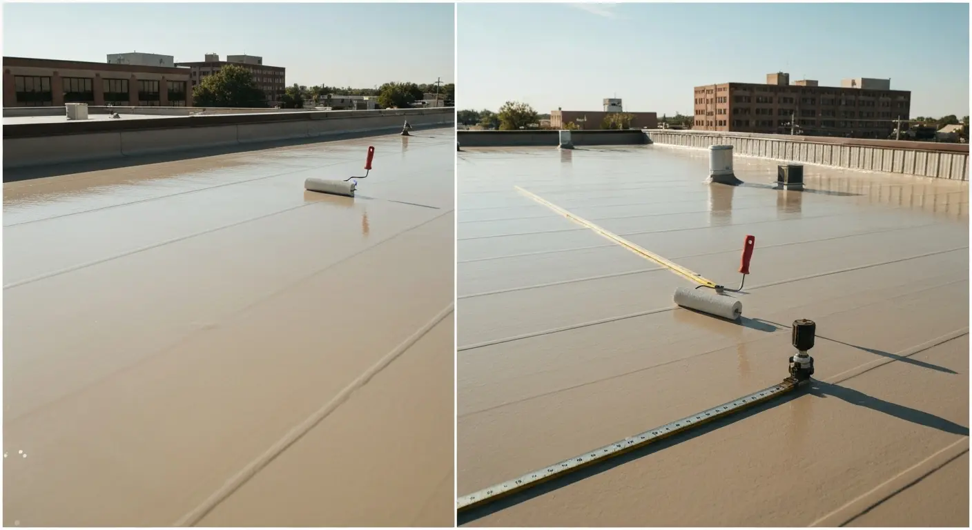 Polyurethane roof coating