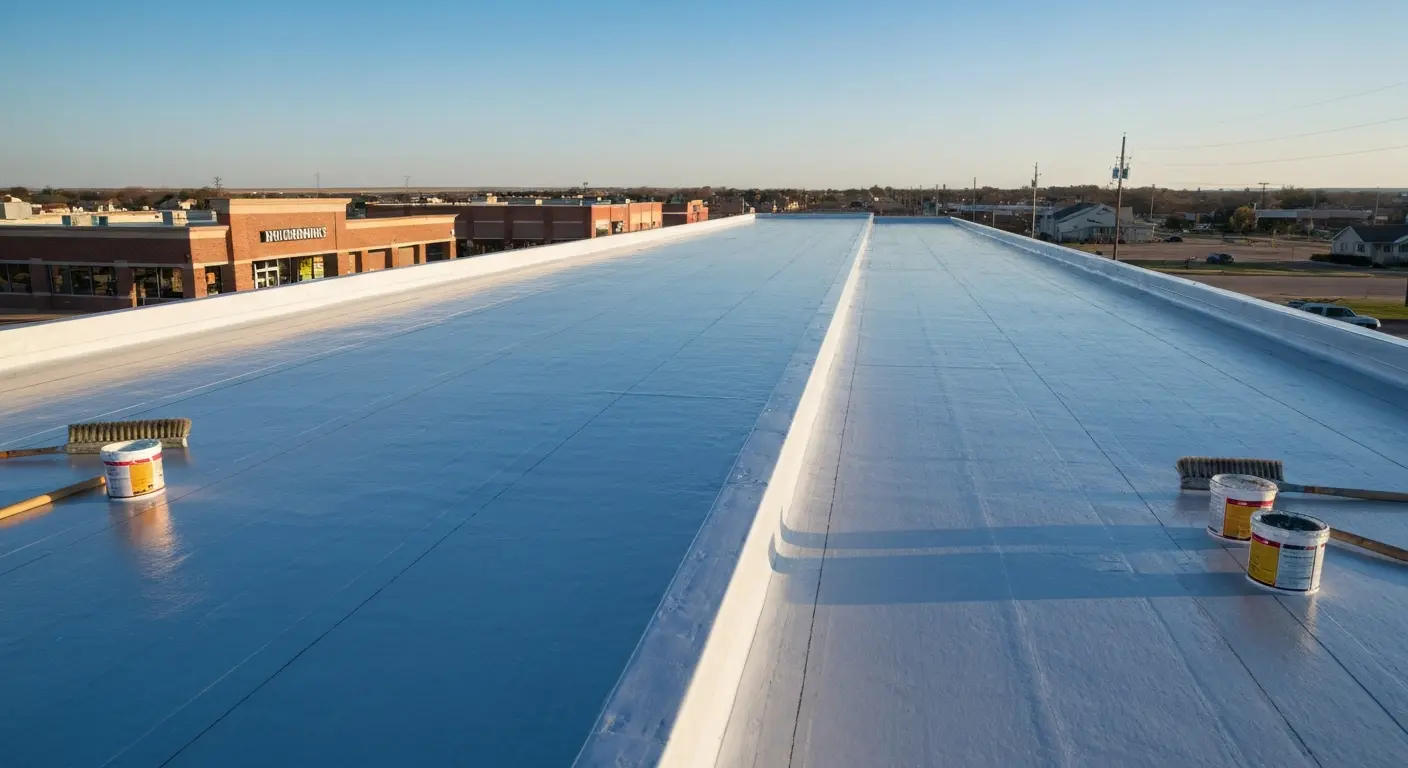 Flat roof waterproofing