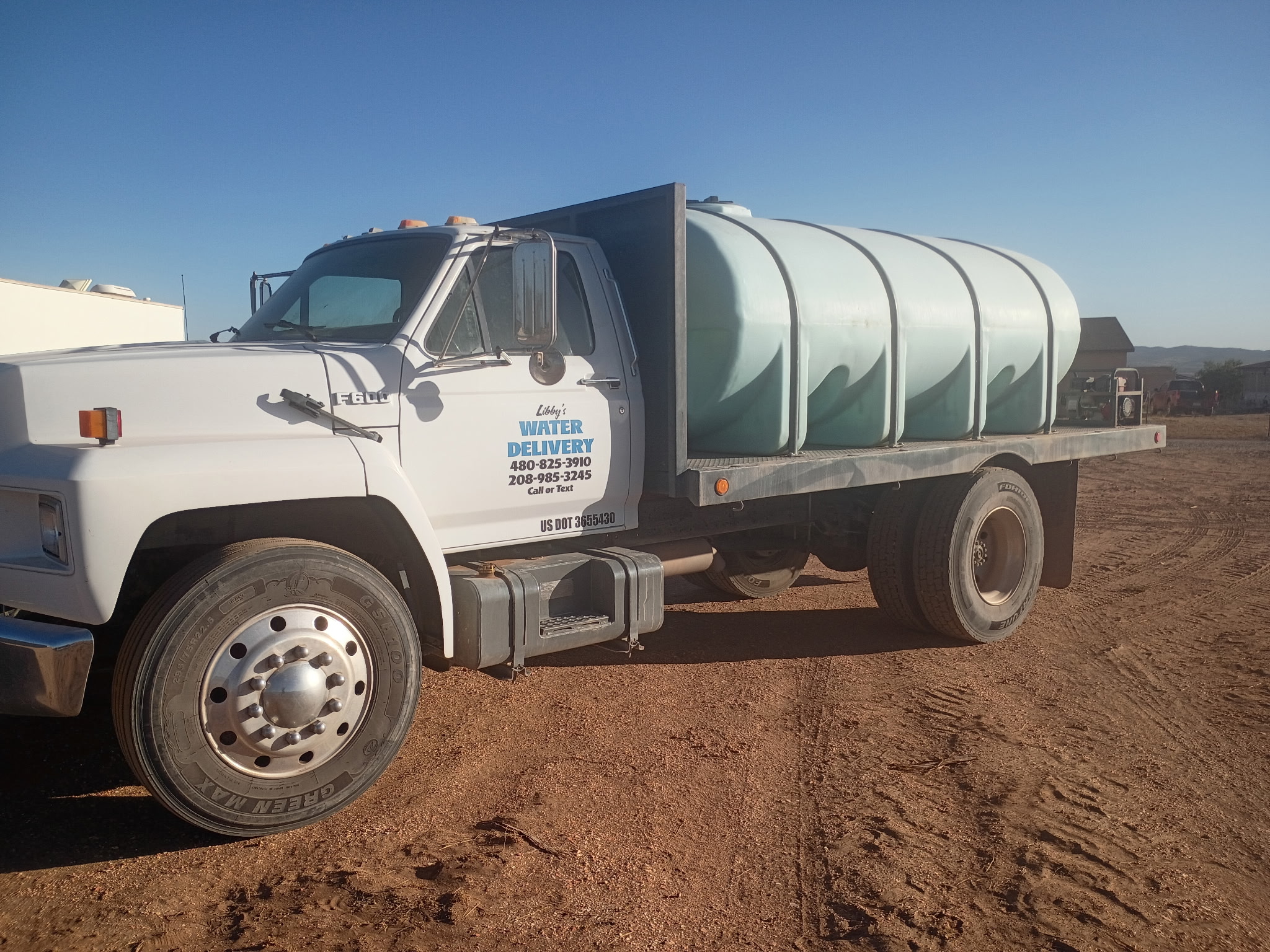Potable Water Delivery Truck