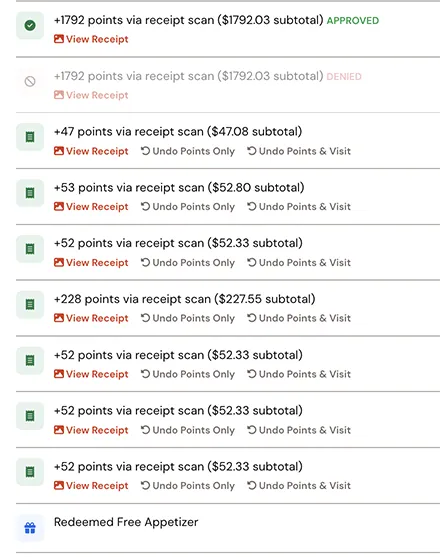 Receipt Scanning