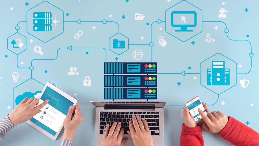 Website design screenshot with support team overlay, Web Development and Hosting Services Vancouver, BC