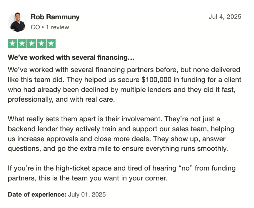 Customer review