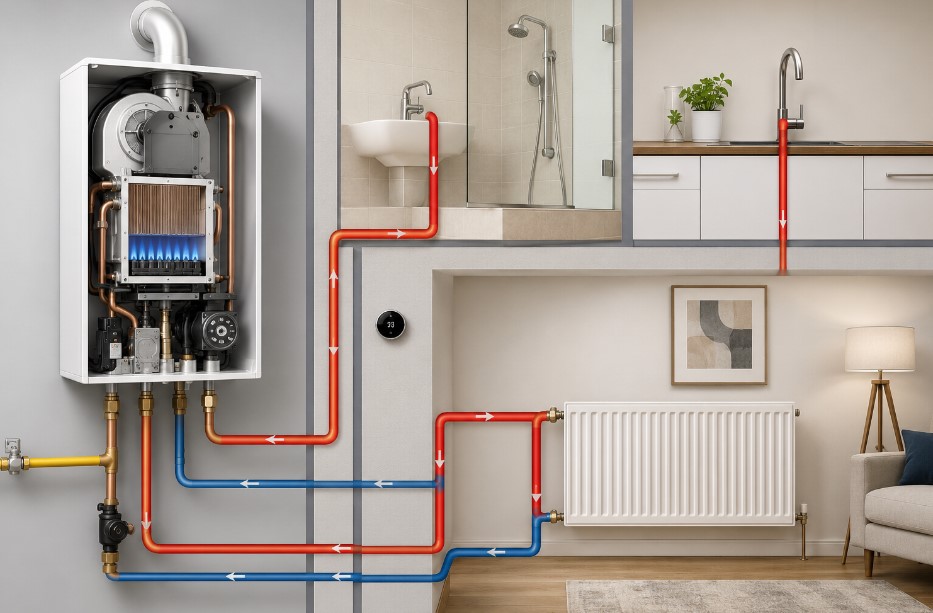 working of gas boiler working of gas boiler