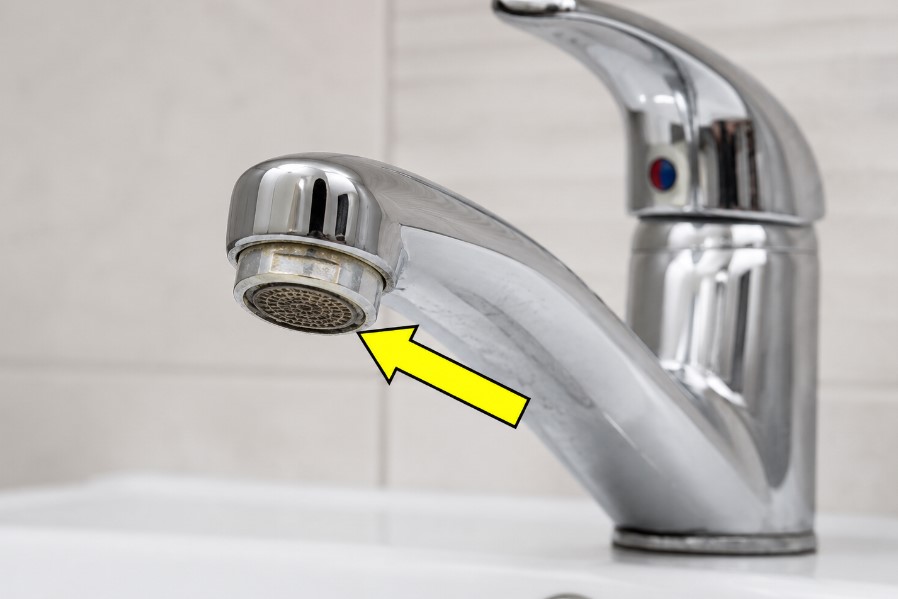 Blocked tap aerators Blocked tap aerators
