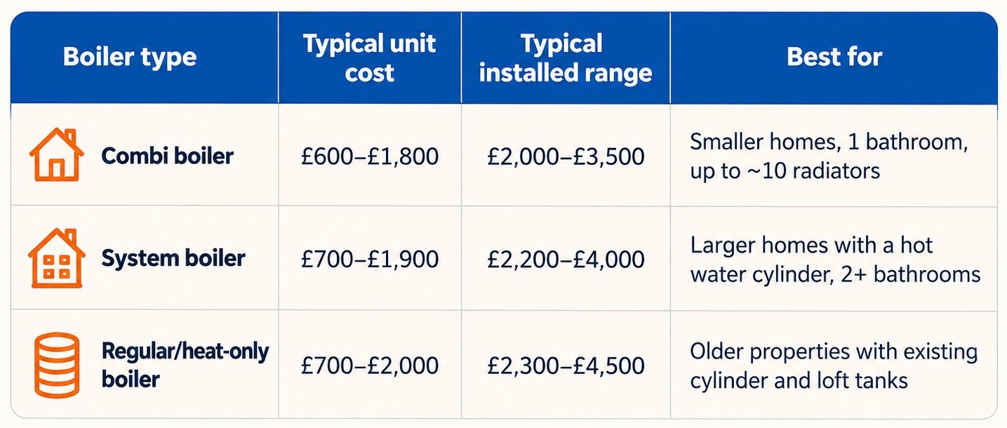 new boiler cost new boiler cost