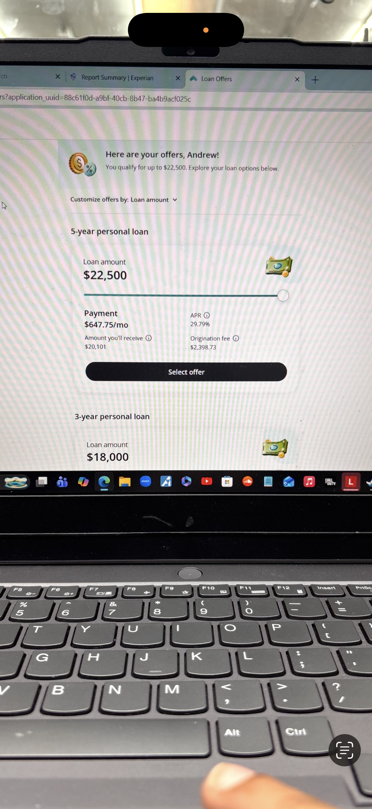 Client approval screenshot