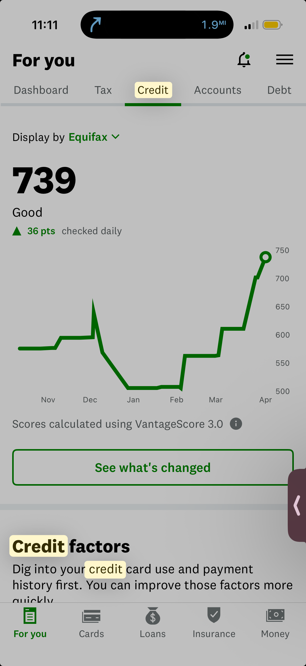 Client result screenshot