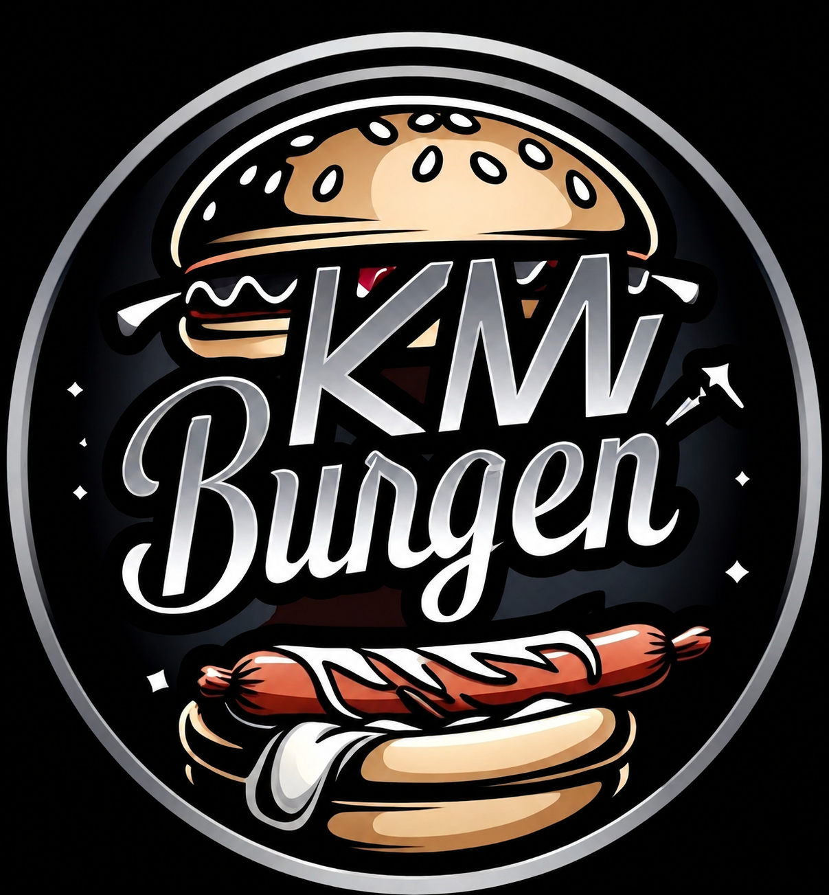 Logo oficial de KM Burger