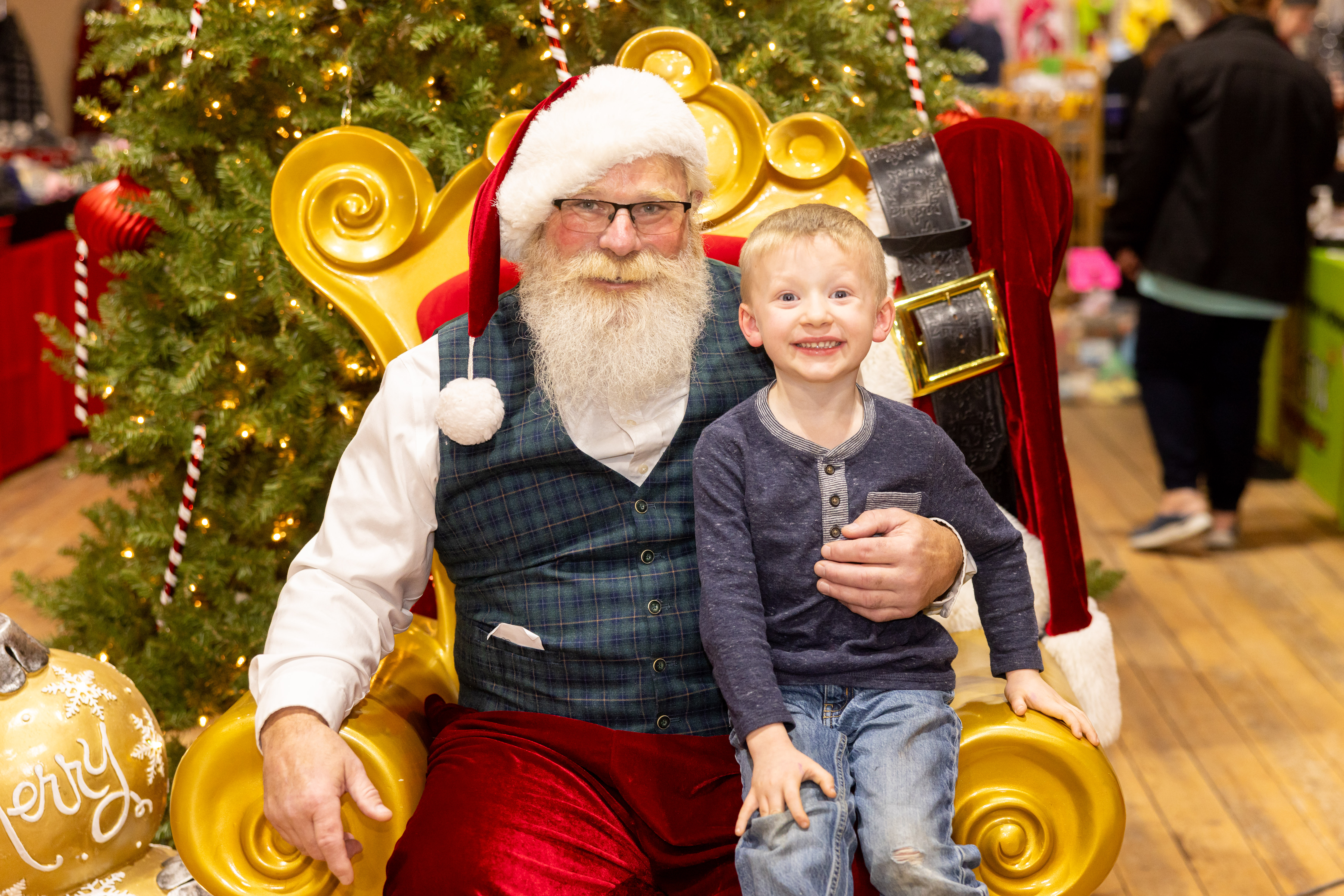 Santa at Miracle at Big Rock