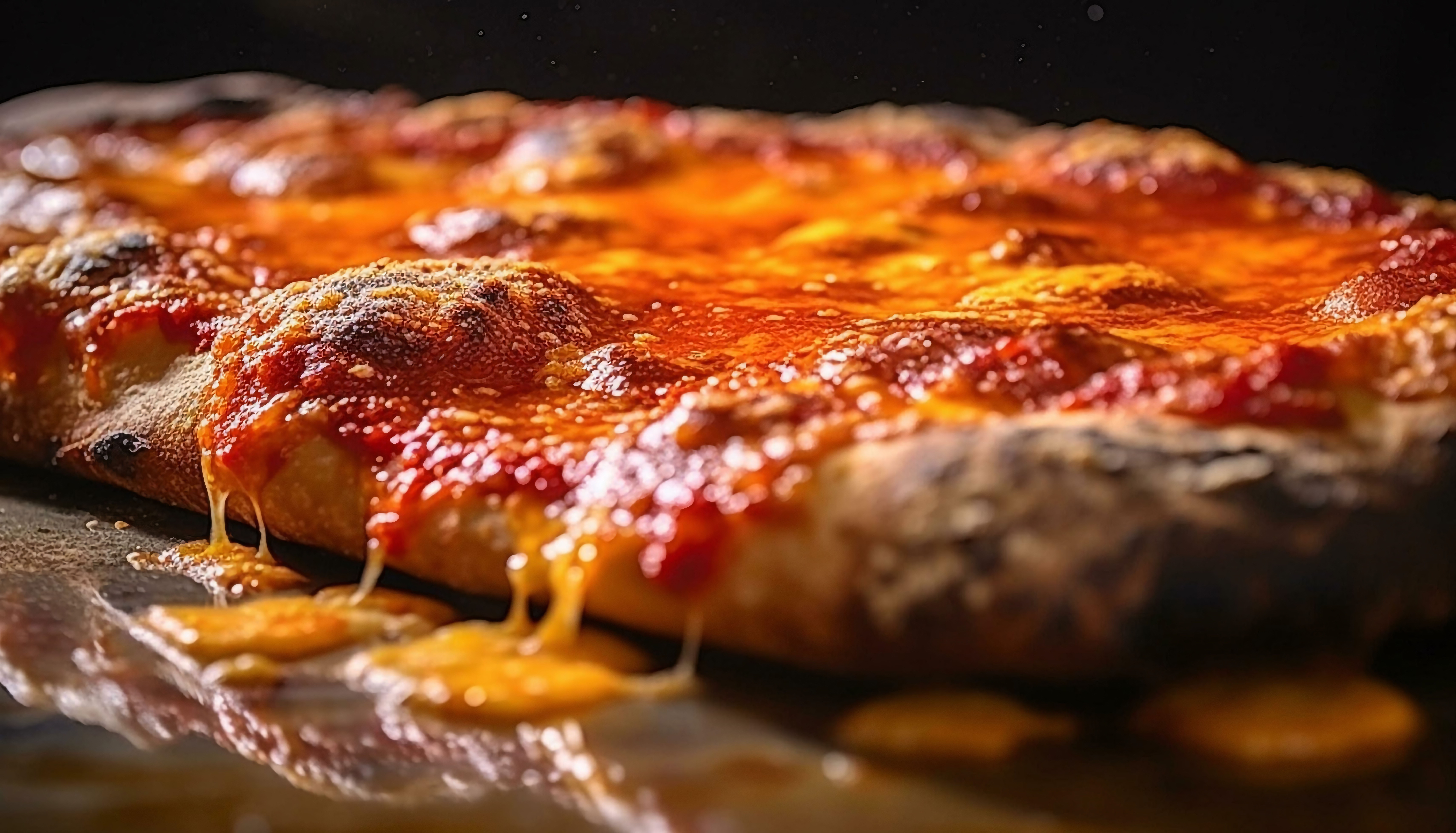 Classic cheese slice of New York style pizza at Fronte Pizza