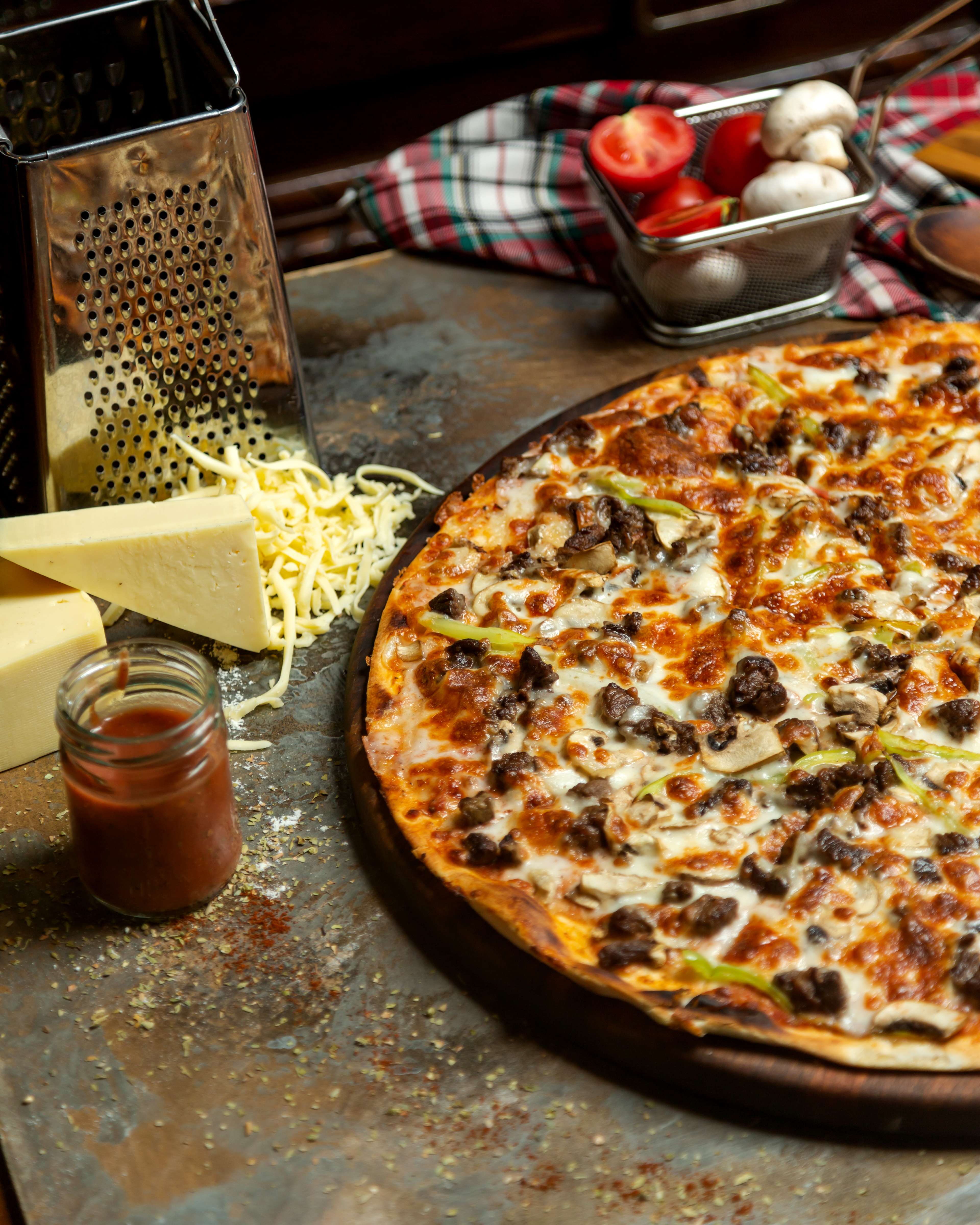 New York style pizza pie at Fronte Pizza on 66th Street North