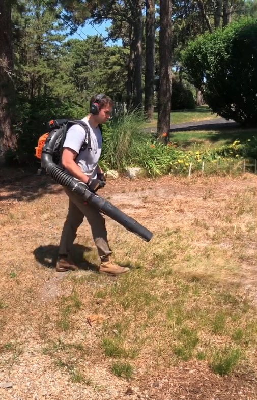 On the job — landscaping