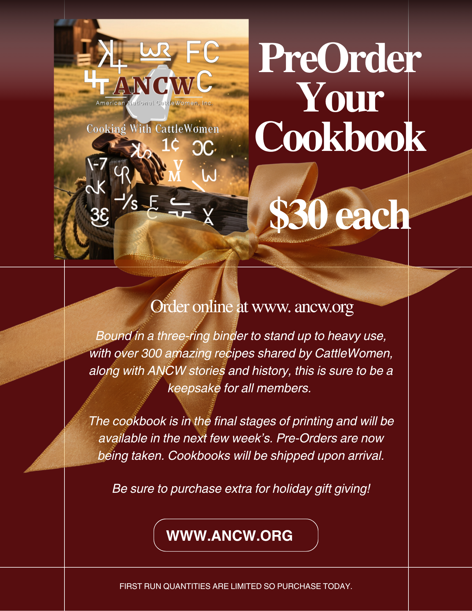 Cook Book Order Cookbook Pre-Order