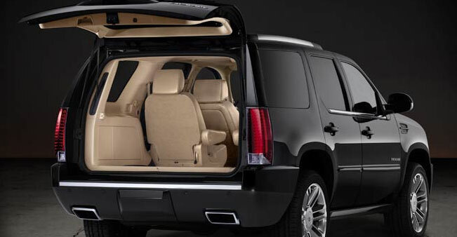 Luxury SUV cargo space