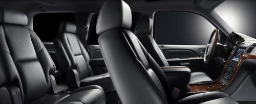 Luxury SUV interior seating