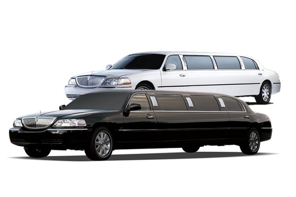 10 passenger stretch limousine with chauffeur