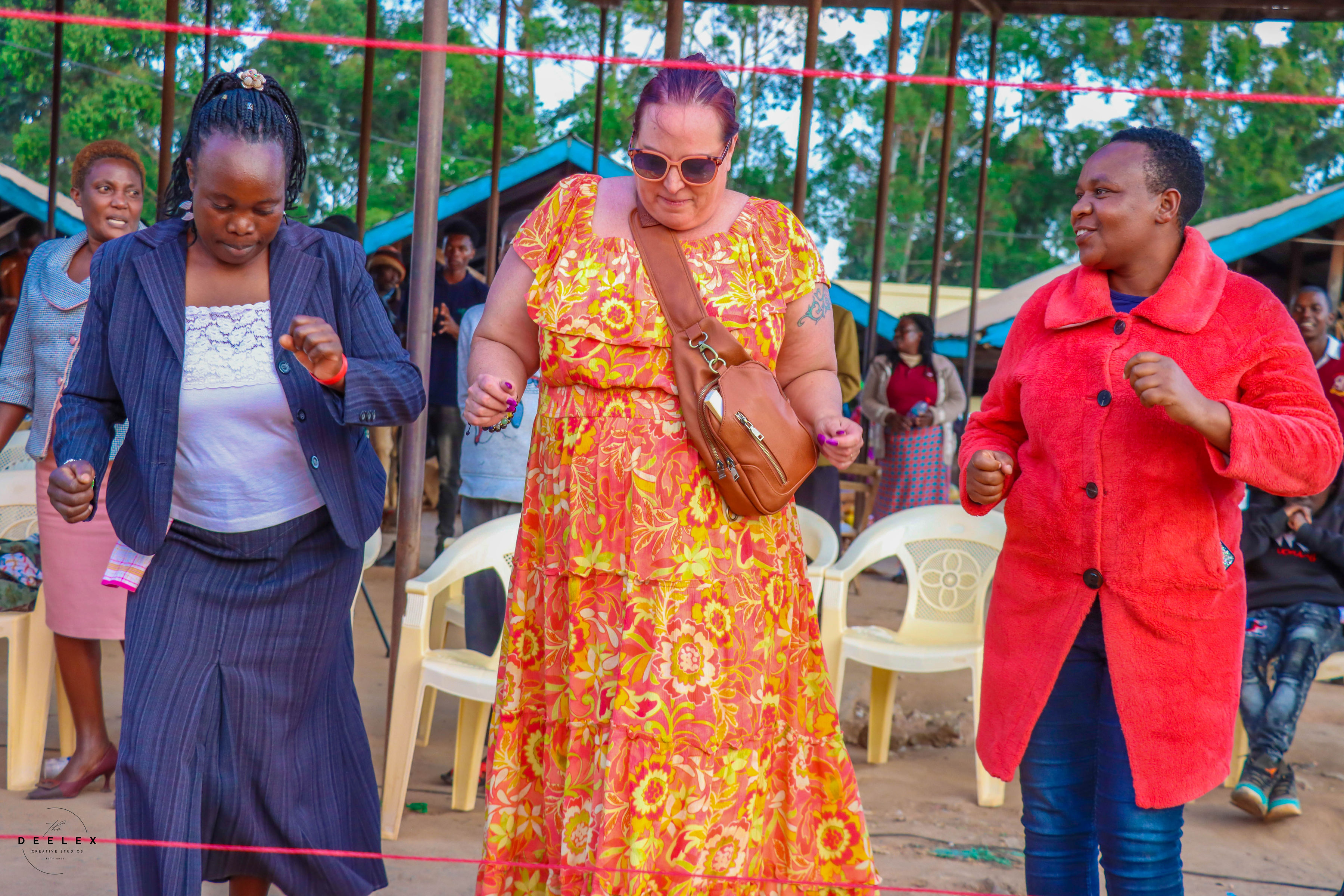 Kenya Mester during community outreach in Kenya