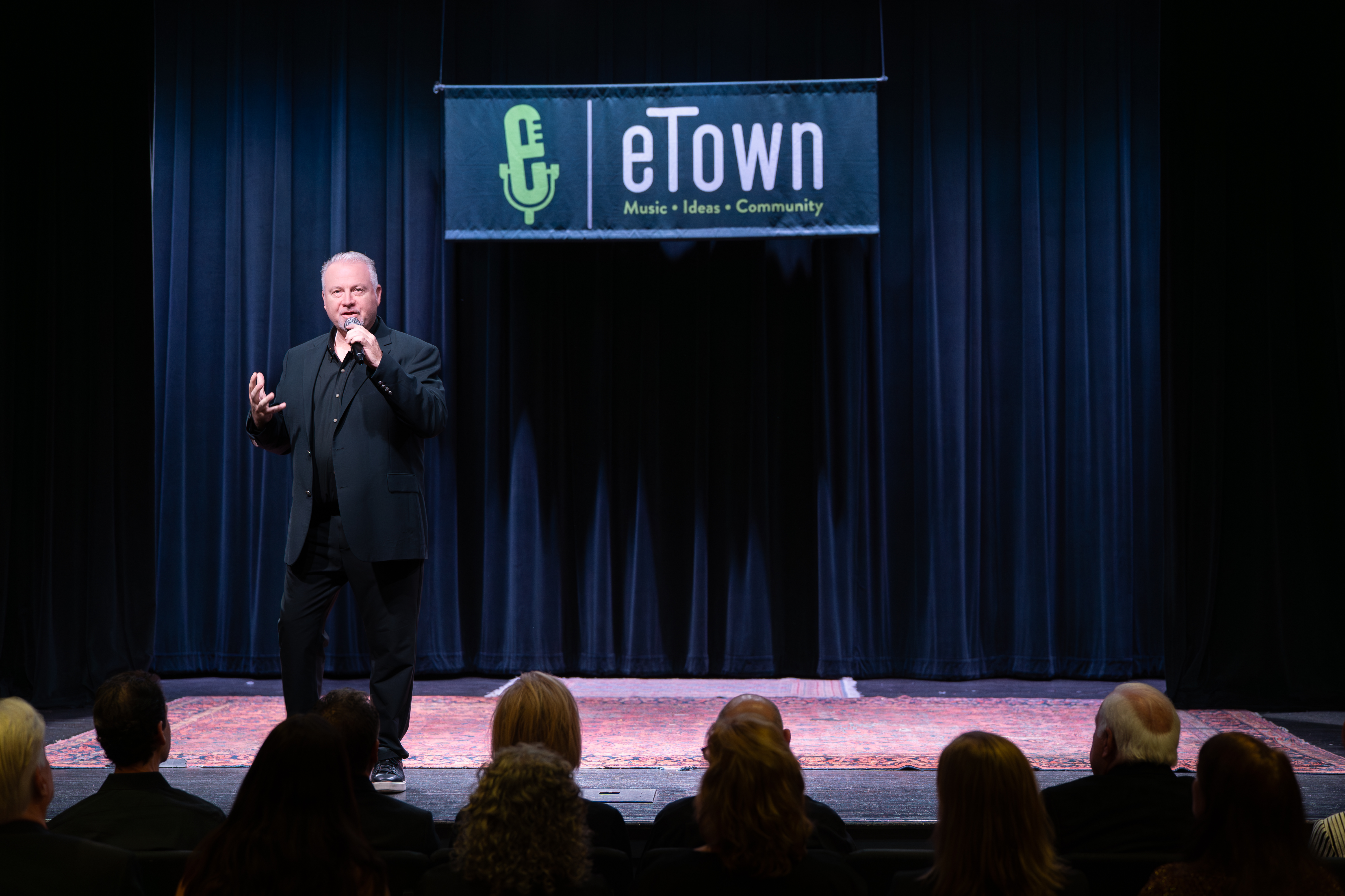 Brian K. Ramey speaking on stage