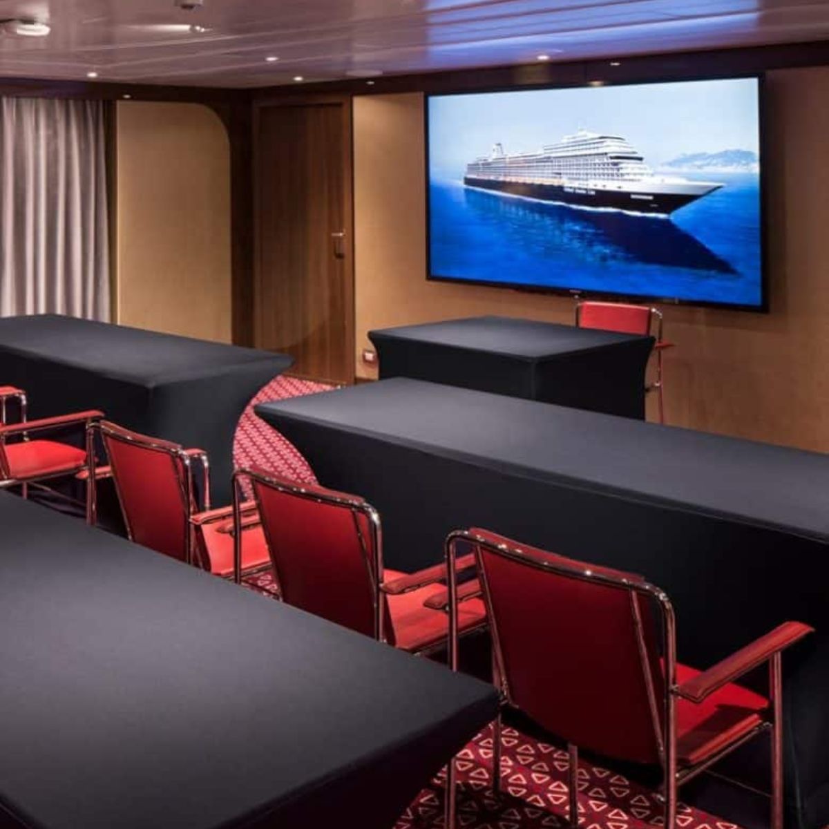 Conference room aboard ship
