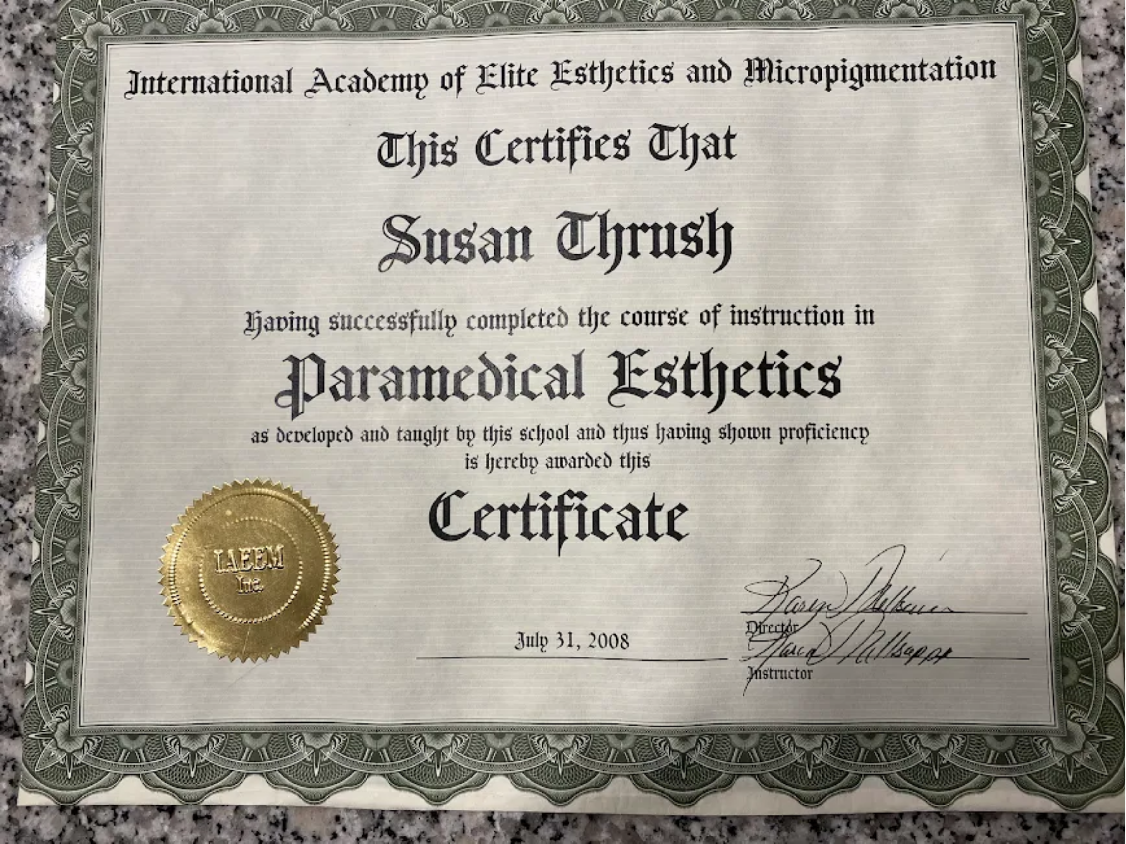 Paramedical Esthetics