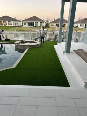 Artificial turf maintenance in Fort Lauderdale