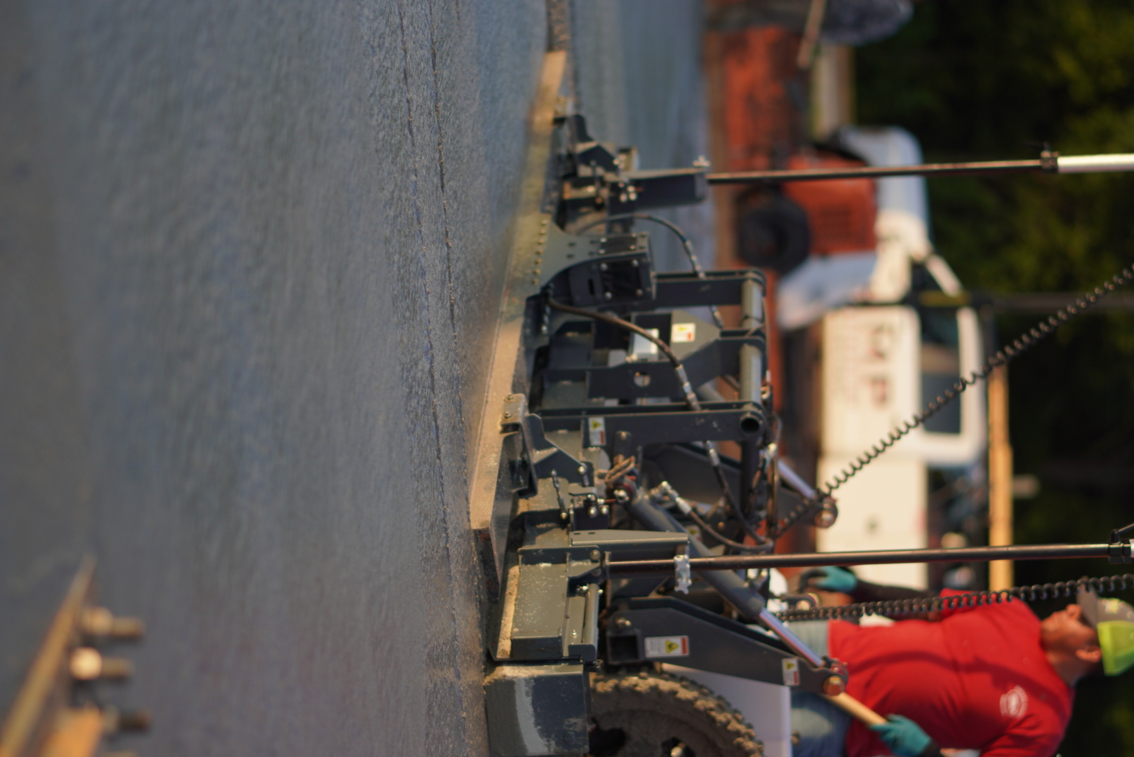 Laser screed concrete pour JMP Construction SC