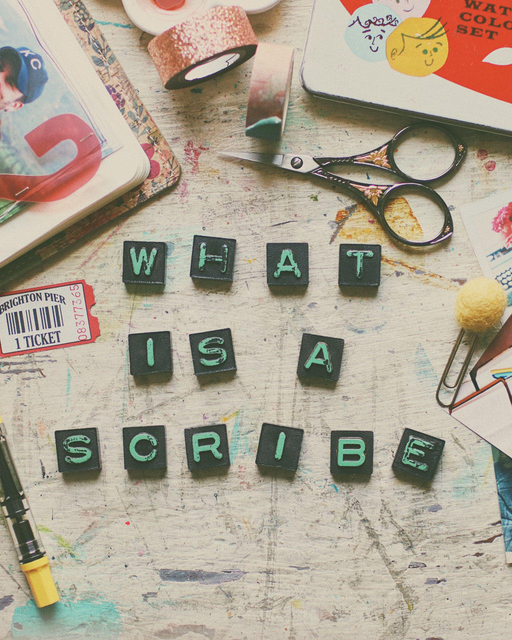 Watercolor and writing