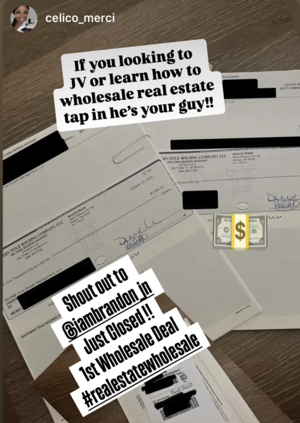 Student JV shoutout with checks