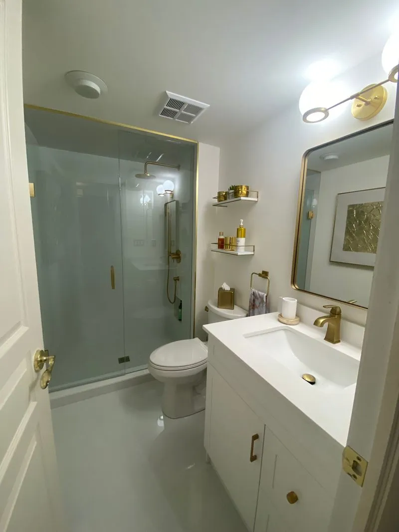 White bathroom