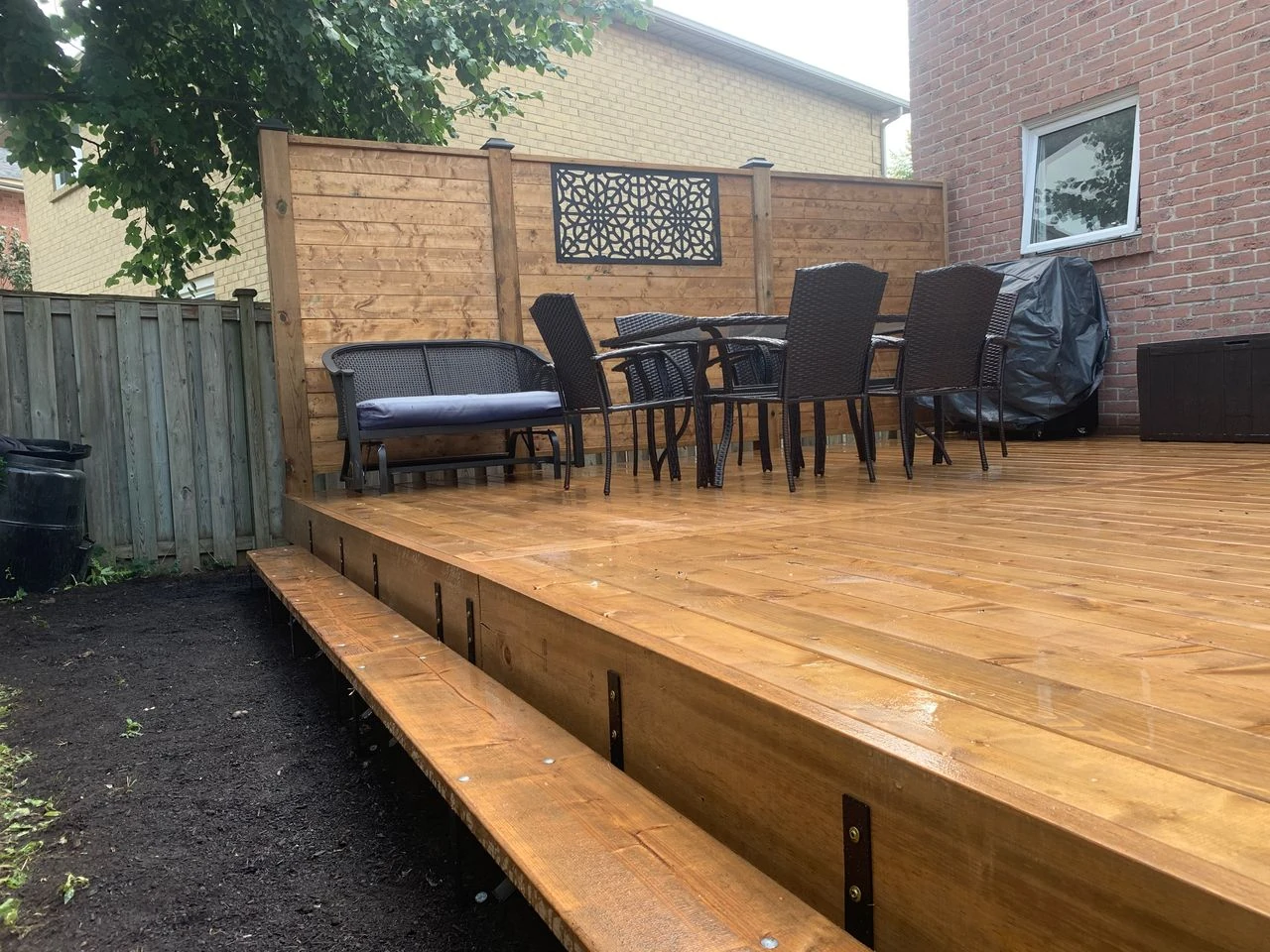 Backyard deck