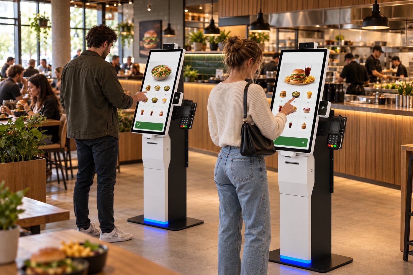 ORDER TERMINAL 24 Bestellterminal in einem Restaurant