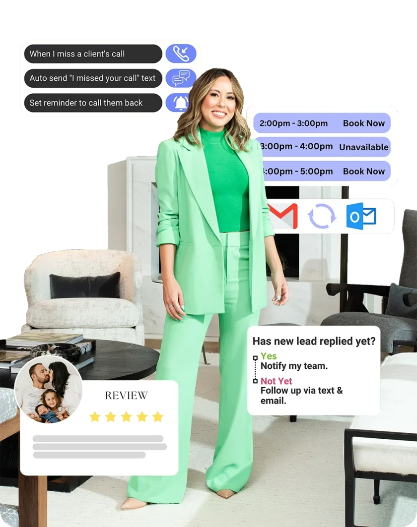 AI-powered smart website dashboard with CRM, booking system, customer reviews and automation tools for Australian businesses