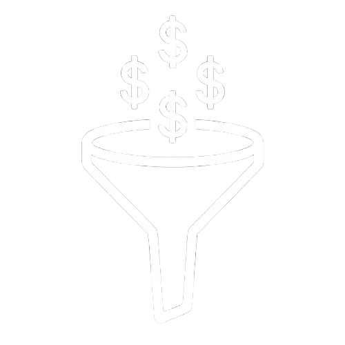 Lead capture funnel integrated with CRM and smart website platform