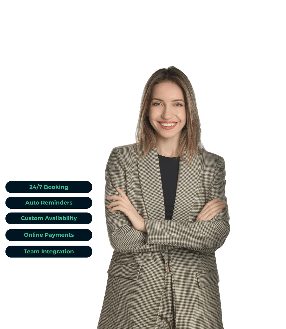 Online booking system with automated reminders and payment integration for local businesses