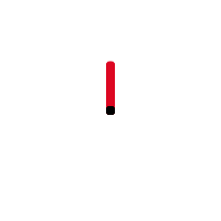 Red clock hand