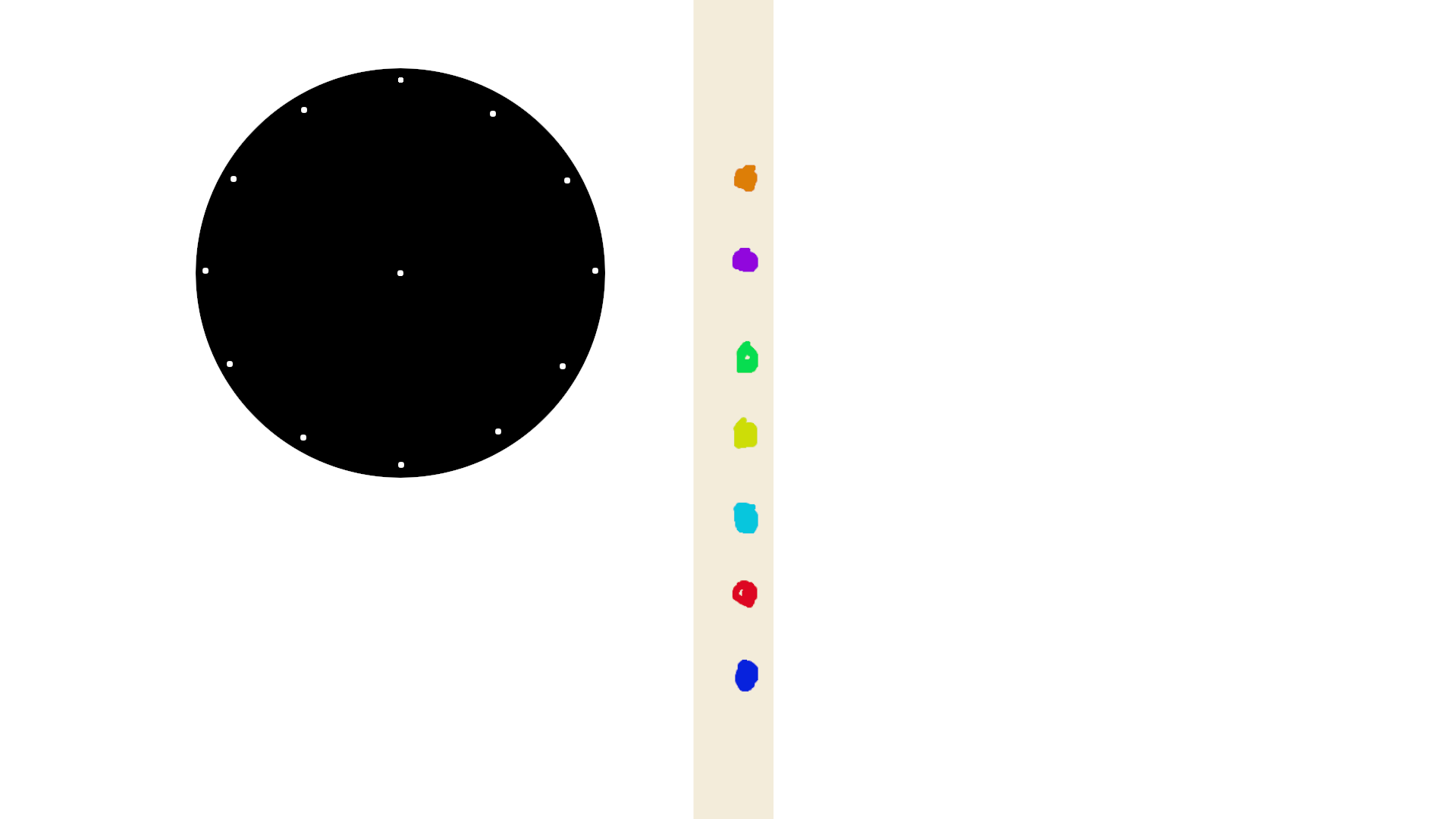 Clock puzzle background