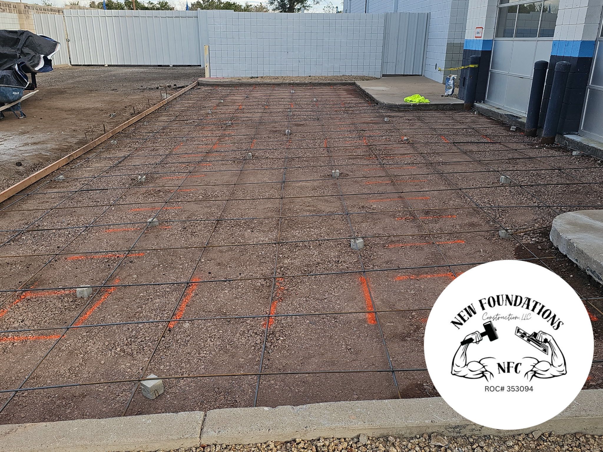 Concrete flatwork Phoenix AZ - New Foundations Construction